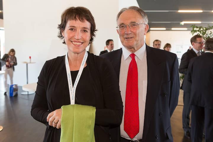 Suzette van Schalkwyk, Ehefrau des Südafrikanischen Tourismusministers; Geoffrey Lipman, President, ICTP (International Council of Tourism Partners)