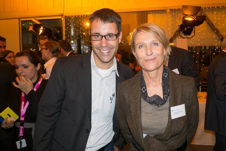 Joerg Wertli, Optotune AG; Susanne Müller-Zantop, CEO Positions AG