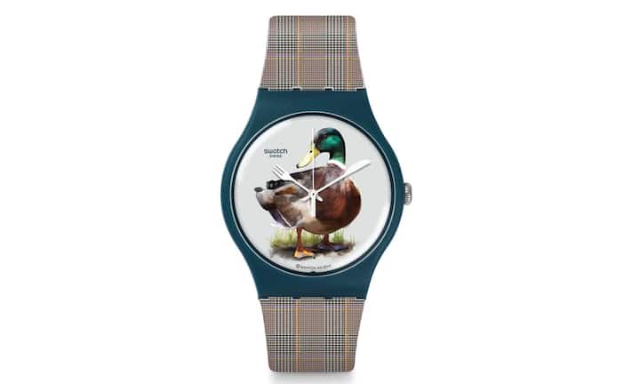 Bei der Duck Issime hat das Zifferblatt ein Zeigerset im Messer- und Gabel-Look.