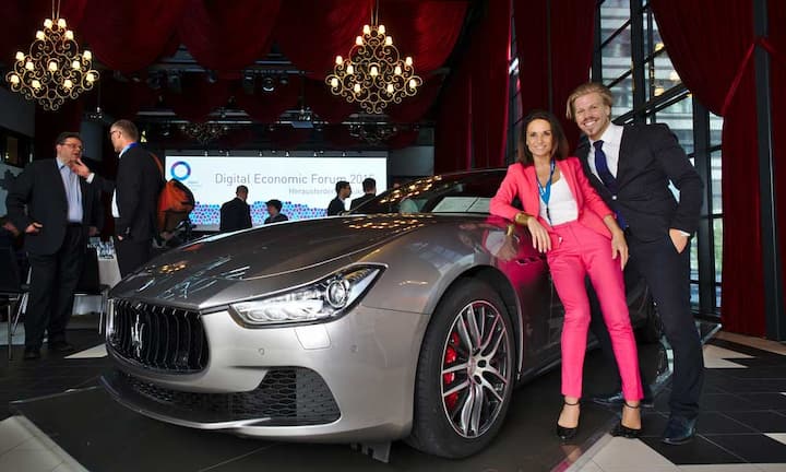 Beatrice Lessi, Co-Founder, Ask The Monsters;
Marc Candreia, Car-Explainer, Maserati