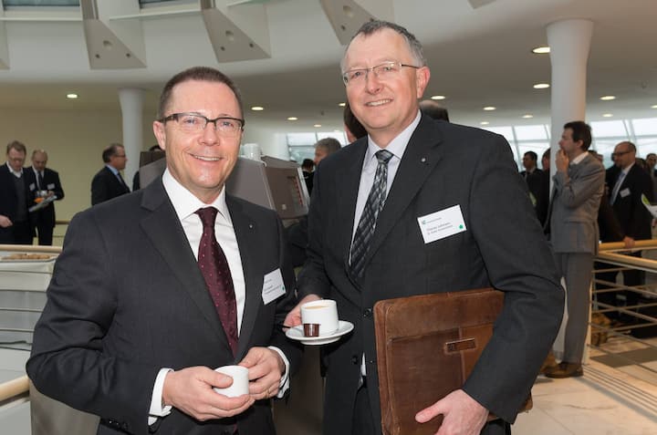 Urs Landolf, PricewaterhouseCoopers AG; Charles Lehmann, St. Galler Kantonalbank