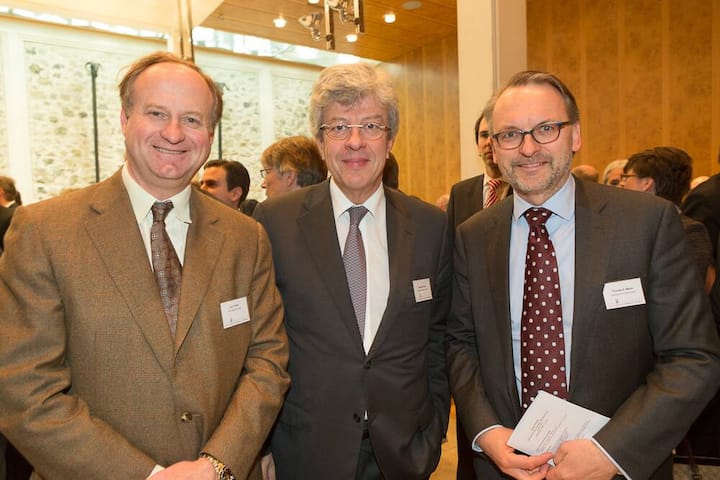 Eric Tveter, Managing Director/CEO, UPC Cablecom GmbH; Michel M. Liès, Group CEO, Swiss Reinsurance Company; Thomas D. Meyer, Country Managing Director, Accenture AG (Switzerland)