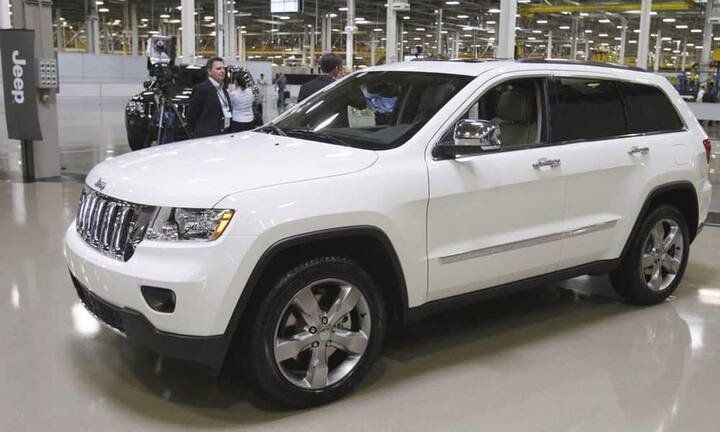 Platz 3: Der Jeep Grand Cherokee 3.6 V6 braucht 26,2 Prozent weniger als prognostiziert. (Bild: Keystone)