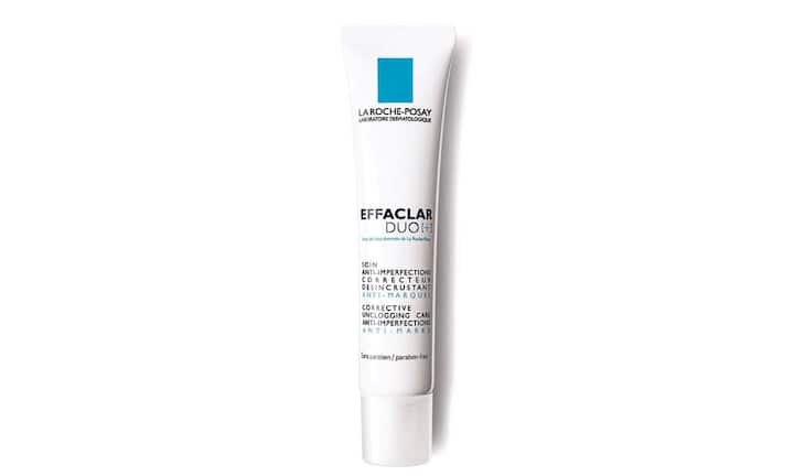 Pickelmale sind oft genauso belastend wie der Pickel selbst. Effaclar Duo Gel-Creme von La Roche-Posay agiert nicht nur gegen Hautunreinheiten, sondern beugt Pickelmalen vor. Dieses Produkt ist unisex und besonders geeignet für sensible Haut. Preis für 40 ml: 19.50 Franken