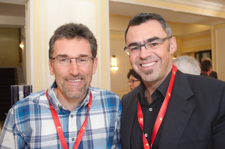 Markus Glaser, Geschäftsführer, Glaser + Partner; Patrick Jacot, Leiter Kredite, PostFinance AG