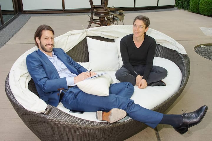 Pablo Koerfer, Geschäftsleitung, rod communication; Regula Fecker, Werberin des Jahres, rod communication.