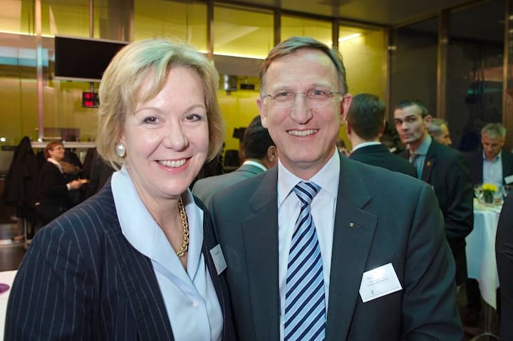 Monika Ribar, VR, Swiss; Hans Knöpfel, Managing Partner, Hans Knöpfel AG "Excellence in Business"