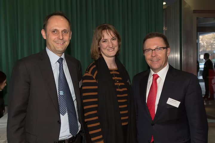 Philipp Guthof, Director of Corporate Programs, Uni St. Gallen; Lotti Gerber, Notenstein Privatbank AG; Urs Landolf, PricewaterhouseCoopers AG