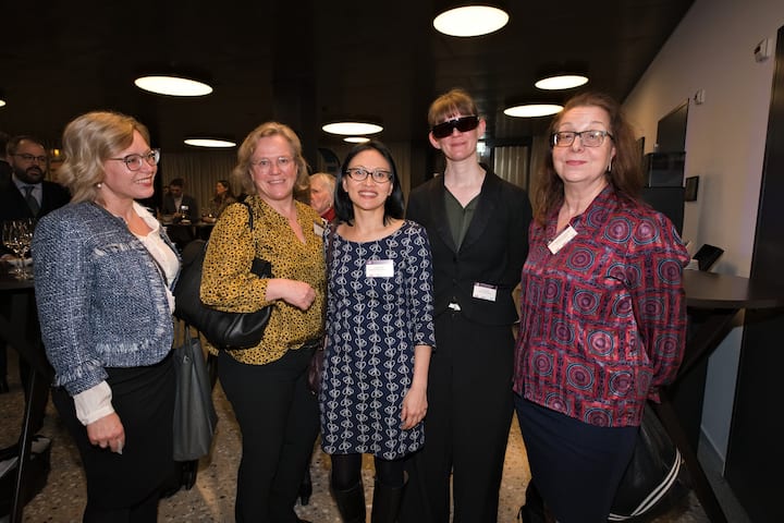 Else Ryberg Mooser, HSBC;Malin FlÃ¼kiger;Christina Yap, PricewaterhouseCoopers AG;Eva Gannert, PRO Services GmbH;Sara Magdalena Goldberger, HCL Technologies