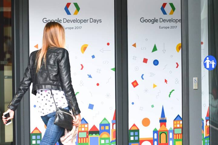 Over 2,500 participants attended Google Developer Days (GDD), two days of global events showcasing the latest developer products and platforms from Google, take place in Krakow's ICE Congress Center, on September 5-6, 2017.On Wednesday, September 6, 2017, in Krakow, Poland. (Photo by Artur Widak/NurPhoto via Getty Images)