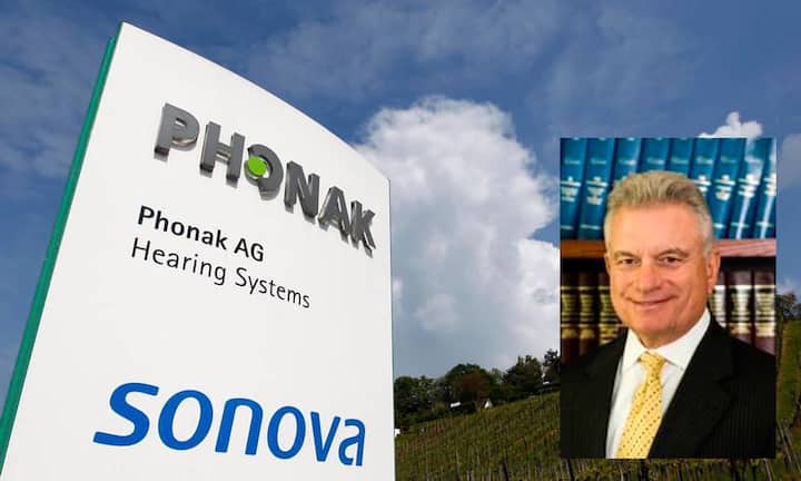 Als VR musste Hess auch Sonova wegen mangelhafter Hörgeräte gegen eine Sammelklage verteidigen; Gegenspieler war damals Paul Schachter von Schachter, Hendy & Johnson. Mit seinen Erfahrungen bei ABB und Shell bekam Hess die Klage schnell vom Tisch. Bilder: Keystone/PR