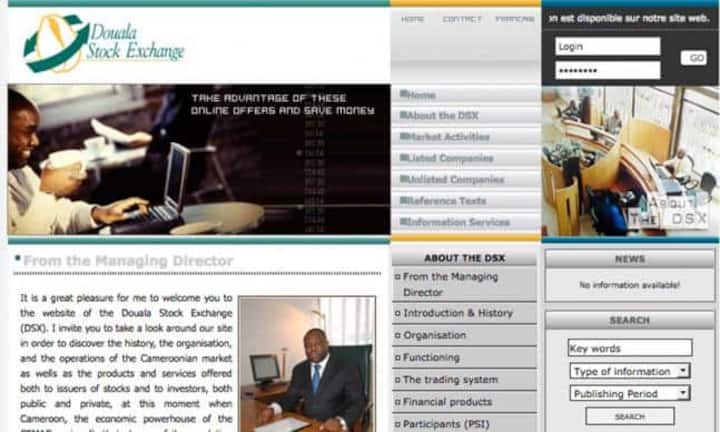 Douala Stock ExchangeDie Börse von Kamerun kommt nicht richtig vom Fleck. Hohe Kosten und eine regionale Konkurrentin machen ihr zu schaffen.Screenshot DSX