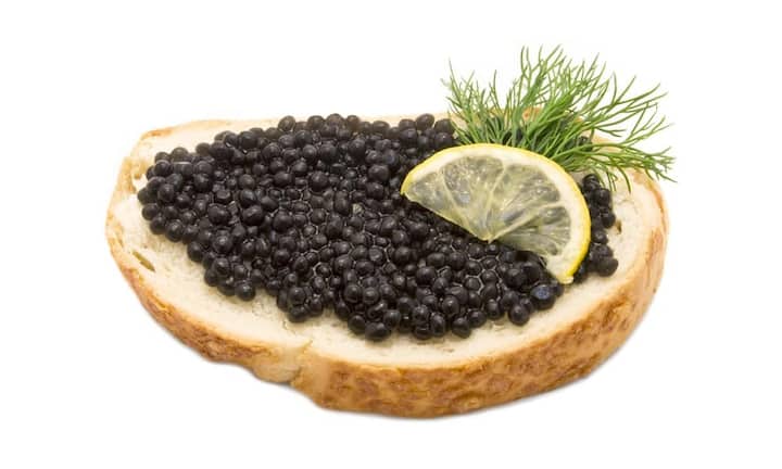 Mit 8'700 Franken pro Kilo schafft es der iranische Beluga-Kaviar auf Platz 2. (Bild: caviarexpress.com)