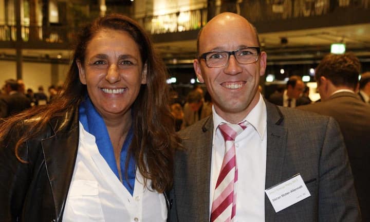 v.l.n.r. Nationalrätin Jacquiline Badran, Nationalrat Stefan Müller-Altermatt