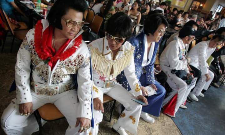 Der Elvis-Kult ist nach wie vor ungebrochen, Anhänger des Kings gibt es rund um den Globus. Auch auf den Philippinen treffen sich regelmässig Elvis-Imitatoren.