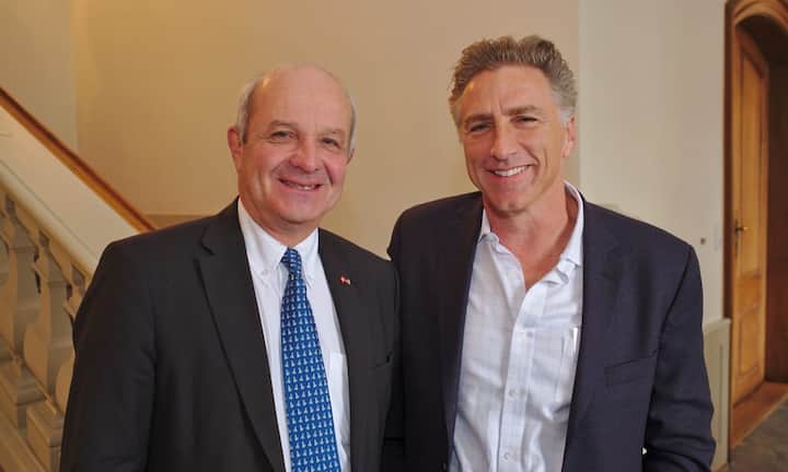 Martin Naville, CEO, Swiss-American Chamber of Commerce;
Bracken Darrell, President & CEO, Logitech Inc.