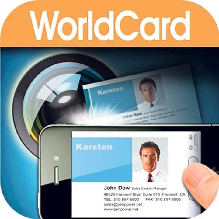 Worldcard Visitenkarten
Wer auf Geschäftsreisen regelmässig Visitenkarten auf sein Smartphone übertragen muss, spart mit der WorldCard Mobile App viel Zeit. Die Applikation scannt die Visitenkarten mit der Handykamera und trägt deren Inhalte automatisch in die richtigen Felder des Kontakte-Programms ein – das funktioniert gegenwärtig in sieben Sprachen.
App für Smartphones