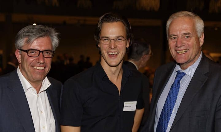 v.l.n.r. Thomas Zwald; Neuer Leiter Public Affairs VSE, Bastien Girod; Nationlrat, Walter Steinmann; Bundesamt für Energie BFE