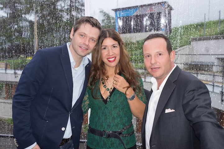 Urs Gredig, Moderator Tagesschau; Marion Gredig; Claudio Zuccolini, Schauspieler