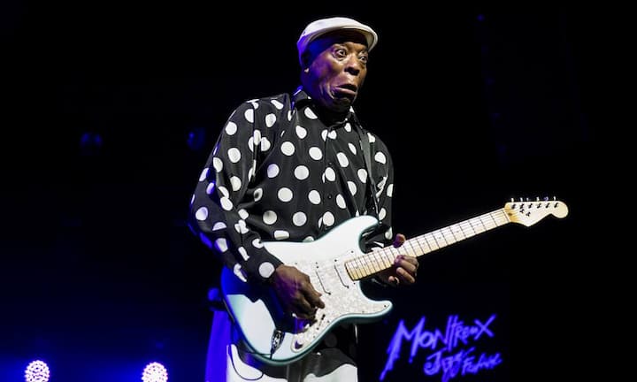 US-Legende Buddy Guy trat im Stravinski auf. Als Preisträger von sechs Grammy Awards für sein Lebenswerk und der Verleihung des Kennedy-Preises durch den US-Präsidenten trat Buddy Guy 2005 in die Rock and Roll Hall of Fame ein. Nun begeisterte er auch in Montreux. Bilder: Keystone