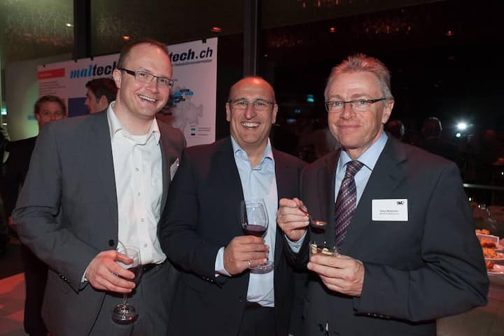 Drei Verkaufsleiter bei Stämpfli Publikationen AG: Christoph Wiedmer; Roland Werren; Heinz Malzacher