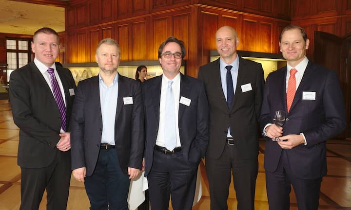 Marco Zweifel, Director Sales, Herold Fahrzeugvermietung AG;
Aleksei Kirilov, CFO, NAC Energy Services;
Hugues de La Marnierre, CEO, Société Générale Zurich Branch;
Martin Kobler, Head Financial Institutions & Transaction Banking, Credit Suisse AG;
Martin K. Eckert, Legal Partner, MME Legal/Tax/Compliance (v.l.n.r.)