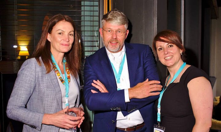 Melissa Barrett, Managing Director, Accenture;
Bart Kroon, CEO, Agiboo;
Michelle Yates, Product Manager Confectionery, TasteTech