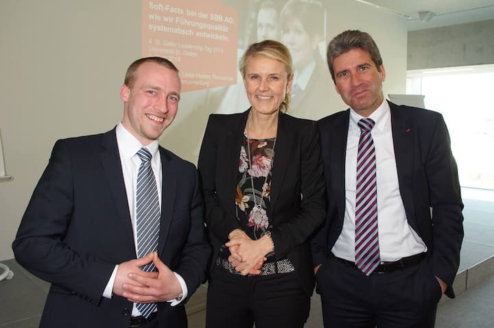 David Maus, energy factory AG; Heike Bruch, Professorin, Institut für Führung und Personalmanagement; Markus Jordi, Leiter HR, SBB AG