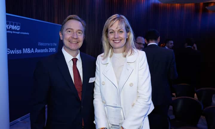 v.l.n.r. Dieter Gericke; Homburger AG, Marvelle Sullivan; Novartis AG