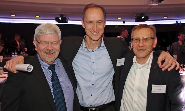 Philippe Horisberger, Deputy Director General, Bundesamt für Kommunikation;
Frank Henschke, Solution Director, Ericsson AG;
Matthias Zaugg, Head of Project Management, Swisscom