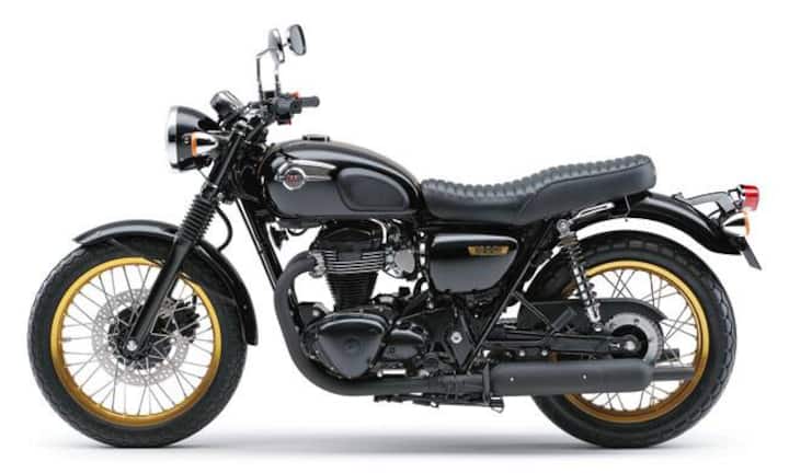 Für Ästheten: Sitzen in Fernost die besseren Briten? Kawasaki entwarf die W800 jedenfalls mit sichtlich viel Liebe zum Detail: luftgekühlter Paralleltwin mit Königswelle, bequeme Sitzbank, klassische Formen. Schöner kann japanische Zuverlässigkeit nicht aussehen. 10 890 Franken.