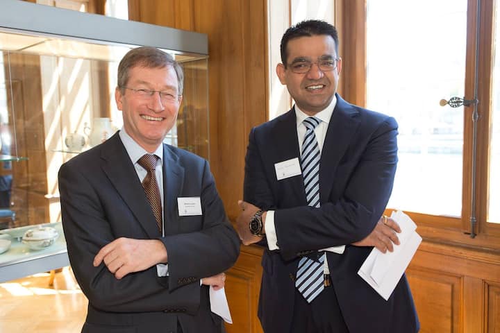 Wilhelm Luxem, Hotel Baur au Lac, General Manager; Sharad Shrivastava, Aegon Global Pensions