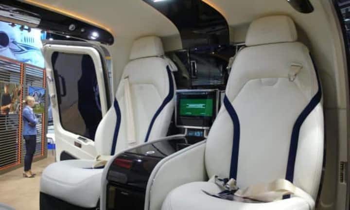 ... dieser kann aber platzmässig nicht mit einem Flugzeug mithalten.