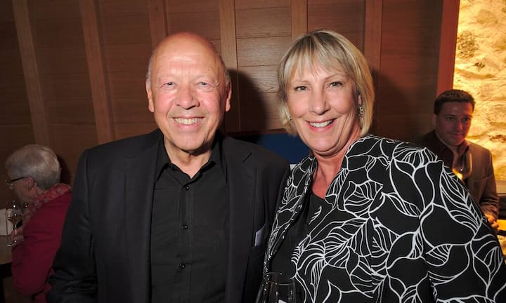 Theo Müller, Unternehmensgruppe Theo Müller
Ines Hüvel, seine Partnerin