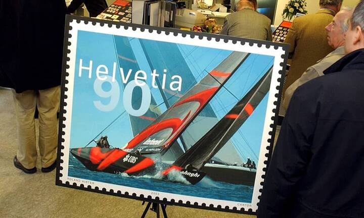 Ausserdem zeichnete die Post 2004 das Segelteam Alinghi für den Gewinn des America's Cup mit einer Ereignismarke aus.