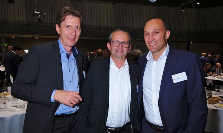 Hermann Huber, Geschäftsführer, Axians;
Marcel Morf, Leiter Geschäftsbereich Grossprojekte & smarte Technologien, Alpiq;
Martin Bürki, Country Manager Switzerland, Ericsson
Bilder: Markus Senn