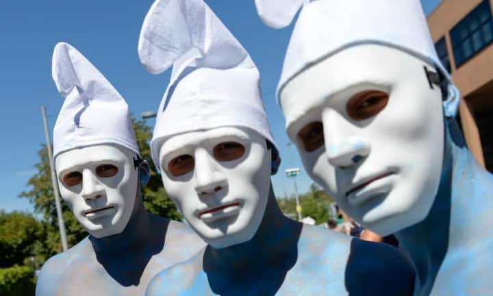 ... oder Schlumpfkappen...