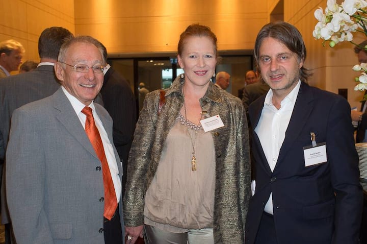 Fritz Sutter, Vorstandsmitglied asut; Dörthe Huscheck, Managing Director Consumer Goods Business Switzerland, Swarovski (Schweiz) AG; Frank Bodin, Chairman & CEO Euro RSCG Gruppe Schweiz