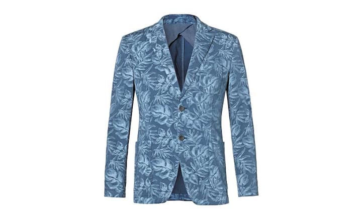 Sisley-Floral
Florale Muster sind im Kommen – auch für Herren: ob als Hose, Schal, Hemd oder als Sakko wie beim diesem sportlichen Exemplar mit aufgesetzten Taschen.
Preis 169 Franken