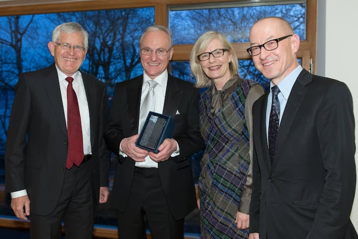 Alt Bundesrat Kaspar Villiger; Ernst Fehr; Regine Aeppli, Regierungsrätin; David Bosshart, GDI