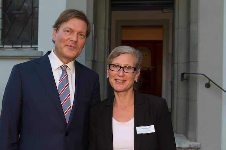 Alexander Schmid-Lossberg, Leiter Geschäftsführungsbereich Personal, Axel Springer AG Berlin; Annewien Deinum, Head Human Resources, Axel Springer Schweiz AG