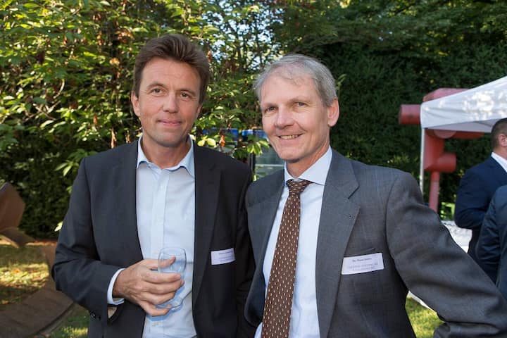Martin Schaufelberger, CEO, Coltène Holding AG; Hans Grüter, CFO, Coltène Holding AG
