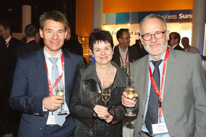 Daniel Schütz, Inhaber, your Consultant GmbH; Alice Baumann, Managing Partner, consign - identity communication design AG; Markus Diener, Delegierter des Präsidiums, Krebsforschung Schweiz