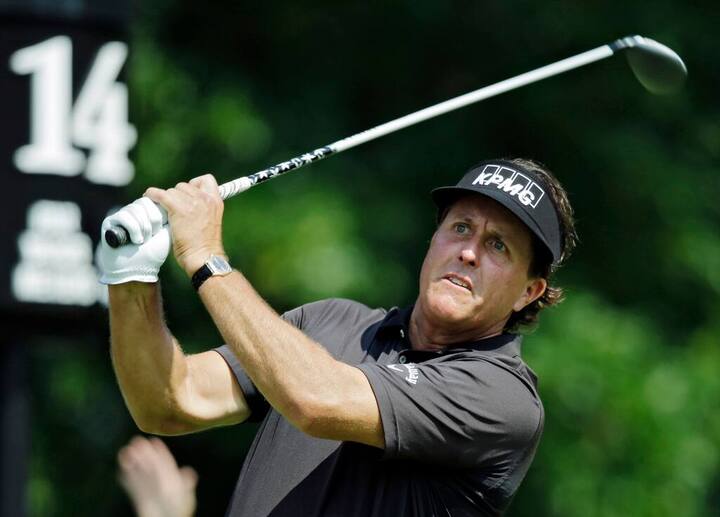 8. Platz: Phil Mickelson verdient mit Werbeverträgen 90 Prozent seines Gehalts. Der Golfspieler kommt auf ein Jahresgehalt von 53.2 Millionen Dollar.