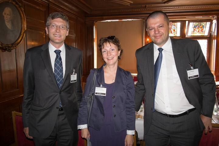 Nick Blaydes, Executive Director, Ernst & Young; Olga Grigorieva, Senior Product Manager, UBS AG; Boris Boskovic, Sales, Kessler & Co. AG