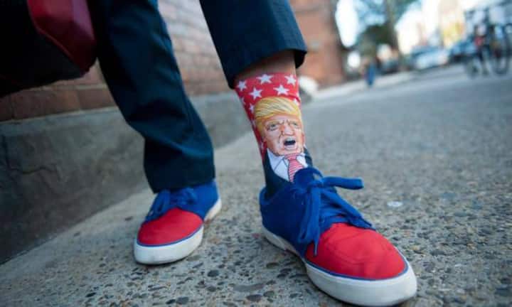 Ein Trump-Anhänger bekennt Farbe.