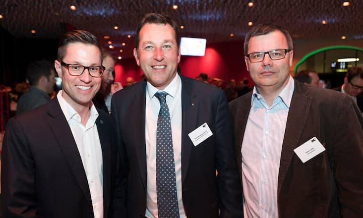 Marc Zurflueh, UBS Bern; Thomas Gisselbrecht, GisselbRecht & Wirtschaft AG; Peter Lüthi, Streamline AG