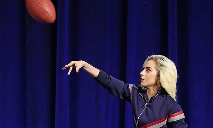 In der Pause wird Lady Gaga singen - die Show während der Halbzeit ist einer der Höhepunkte der Veranstaltung.