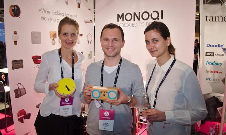 Katherin Kleingarn, Head of Human Resources, Monoqi.com;
Felix Schlegel, Founder & Managing Director, Monoqi.com;
Iva Zaharieva, Head Online Marketing, Monoqi.com (v.l.n.r.)