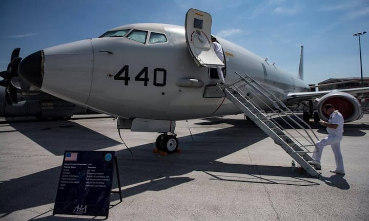 Das Aufklärungs- und U-Boot-Jagdflugzeug Boeing P-8 Poseidon basiert auf dem Passagierjet 737-800.
